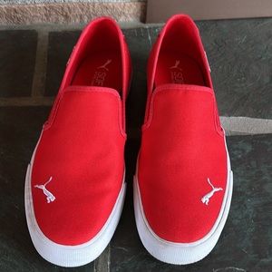 Puma slip-on canvas loafers